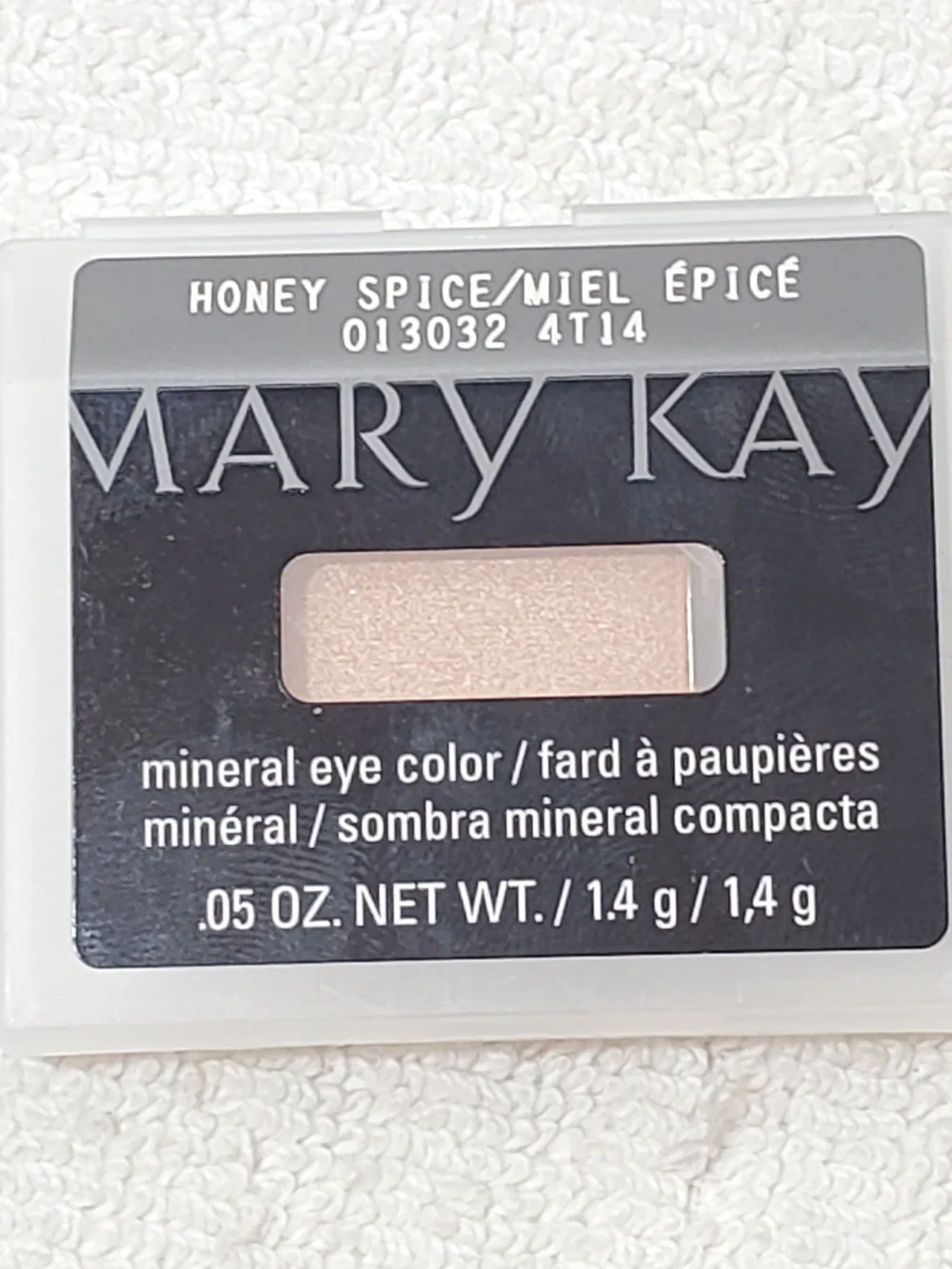 Mary Kay Mineral Eye Color Honey Spice .05 oz Batch Code 4T14 Women's Single Pan